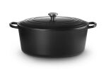 Le Creuset Signature 13,9 l Oval Schwarz