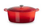 Le Creuset 21178400602430 Kochtopf 13,9 l Oval Rot