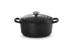 Le Creuset Signature 3,3 l Rund Schwarz