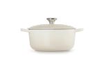 Le Creuset 21177227164430 Kochtopf 3,3 l Rund Cremefarben