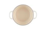 Le Creuset 21177227164430 Kochtopf 3,3 l Rund Cremefarben