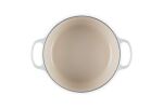 Le Creuset 21177247164430 Schmortopf 4,2 l Weiß