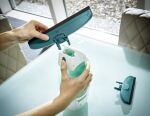 Leifheit 51000 Elektrischer Fensterreiniger Türkis, Weiß