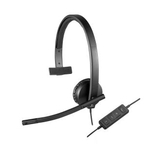 Logitech 981-000571 Kopfhörer & Headset Kabelgebunden Kopfband Büro/Callcenter USB Typ-A Schwarz