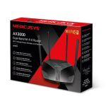 Mercusys MR80X WLAN-Router Gigabit Ethernet Dual-Band (2,4 GHz/5 GHz) Schwarz