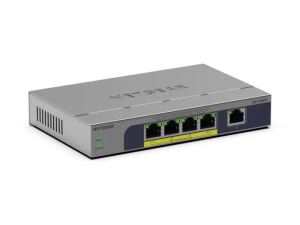NETGEAR GS105PP Unmanaged Gigabit Ethernet (10/100/1000) Power over Ethernet (PoE) Desktop-/Wandmontage Grau