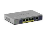 NETGEAR GS105PP Unmanaged Gigabit Ethernet (10/100/1000) Power over Ethernet (PoE) Desktop-/Wandmontage Grau