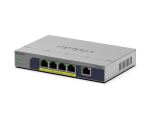 NETGEAR GS105PP Unmanaged Gigabit Ethernet (10/100/1000) Power over Ethernet (PoE) Desktop-/Wandmontage Grau