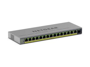 NETGEAR GS116EP Managed L2/L3 Gigabit Ethernet (10/100/1000) Power over Ethernet (PoE) Grau