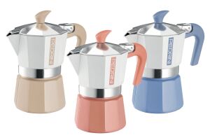 Pedrini 02CF168 Manuelle Kaffeemaschine Mokka-Kanne