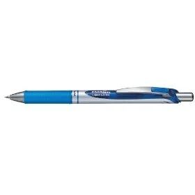 Pentel Energel XM Klick Anklippbarer versenkbarer Stift Blau 12 Stück(e)