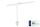 Digitus LED Desk Lampe - 80cm, 2400lm, 16W, Weiß