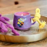 Duftkerze Minions in Tasse mit Kordel Bob & Tim - 200g
