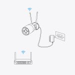 Reolink W430 Dome IP-Sicherheitskamera Draußen 3840 x 2160 Pixel Wand