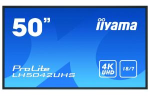 iiyama ProLite LH5042UHS++B-Ware++49.5" 16:9 4K 18/7 Display schwarz