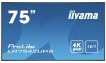 iiyama ProLite LH7542UHS++B-Ware++ 75" 16:9 4K 18/7 IPS Display schwarz