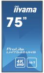 iiyama ProLite LH7542UHS++B-Ware++ 75" 16:9 4K 18/7 IPS Display schwarz