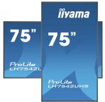 iiyama ProLite LH7542UHS++B-Ware++ 75" 16:9 4K 18/7 IPS Display schwarz