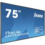 iiyama ProLite LH7542UHS++B-Ware++ 75" 16:9 4K 18/7 IPS Display schwarz