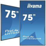 iiyama ProLite LH7542UHS++B-Ware++ 75" 16:9 4K 18/7 IPS Display schwarz