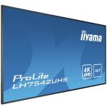 iiyama ProLite LH7542UHS++B-Ware++ 75" 16:9 4K 18/7 IPS Display schwarz