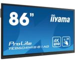 iiyama TE8604MIS-B1AG Interaktives Whiteboard 2,18 m (86") 3840 x 2160 Pixel Touchscreen Schwarz USB