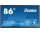 iiyama TE8604MIS-B1AG Interaktives Whiteboard 2,18 m (86") 3840 x 2160 Pixel Touchscreen Schwarz USB