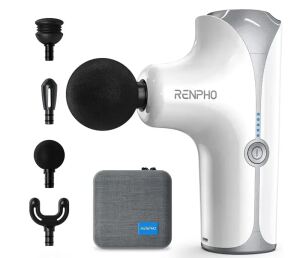 Renpho PEU-RP-GM173-WH Massagegerät Universal Schwarz, Weiß, Grau