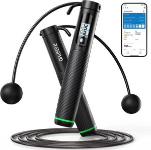 Renpho Smart Jump Rope Schwarz 430 g