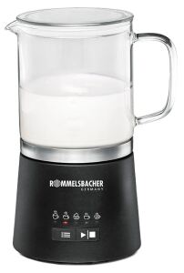 Rommelsbacher MS 625 Milchschäumer/-wärmer Automatischer Milchaufschäumer/-wärmer Schwarz, Edelstahl