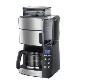 Russell Hobbs Grind and Brew Glass Carafe Vollautomatisch Filterkaffeemaschine 1,25 l