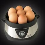 Russell Hobbs Stylo 7 Eier 365 W Schwarz, Edelstahl
