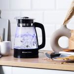 Russell Hobbs 26080-70 Wasserkocher 1,7 l 2400 W Schwarz, Transparent
