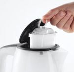 Russell Hobbs Purity Wasserkocher 1 l 2200 W Schwarz, Silber, Transparent