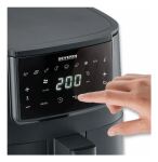 Severin FR 2461 Einzelbild 4 l Eigenständig 1300 W Heißluftfritteuse Schwarz