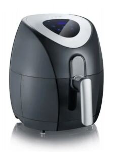 Severin 2430 Einzelbild 3,2 l Eigenständig 1500 W Heißluftfritteuse Schwarz, Edelstahl