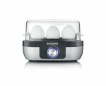 Severin EK 3163 3 Eier Schwarz, Edelstahl, Transparent