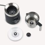 Severin SM 3585 Milchschäumer/-wärmer Automatischer Milchaufschäumer/-wärmer Schwarz, Silber