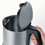 Severin WK 3409 Wasserkocher 1,7 l 2200 W Schwarz, Edelstahl