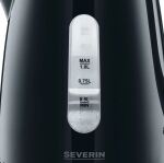 Severin WK 3410 Wasserkocher 1 l 2200 W Schwarz