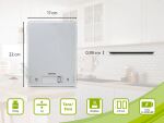 Leifheit 61504 Küchenwaage Silber Rechteck Elektronische Küchenwaage
