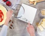 Soehnle Page Comfort 400 Weiß Arbeitsplatte Quadratisch Elektronische Küchenwaage