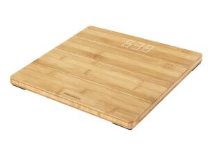 Soehnle Style Sense Bamboo Magic Quadratisch Bambus Elektronische Personenwaage