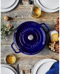 Staub Roaster round 28cm blue 40510-285-0 405102850 (40510-285-0)