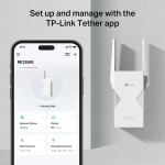 TP-Link BE3600 Netzwerksender & -empfänger Weiß 2500 Mbit/s