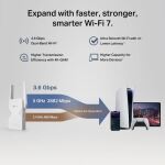 TP-Link BE3600 Netzwerksender & -empfänger Weiß 2500 Mbit/s