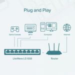 TP-Link LS1008 Netzwerk-Switch Unmanaged Fast Ethernet (10/100) Weiß