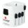 Skross PRO Netzstecker-Adapter Universal Weiß