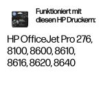 HP 950XL Schwarz Original Druckerpatrone mit hoher...