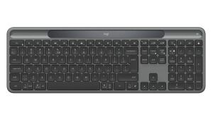 Logitech Signature Slim Solar + K980 Tastatur Universal RF Wireless + Bluetooth QWERTY UK International Graphit